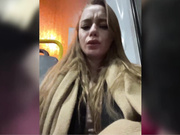 Katrinka squirt show in bus