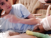 savagemiracle светло-зеленого в попку-4