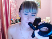 Vanilla_sexy посасывает двойной черный