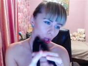 Vanilla_sexy посасывает двойной черный