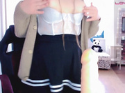 Kiska-Sofia трахает ротик и киску