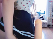 Kiska-Sofia пробка в попку+трах киски