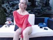 0milana0 cute blonde girl works herself