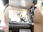 Cute-Anya без трусиков на работе