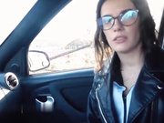 Brunette cop gets blackmailed