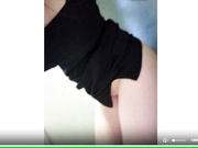 my--Polina fuck dildo in staircase