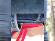 -Linda-дрочка в лесу