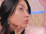 LinaBarbie минет с черным дилдо-3