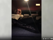 Katrinka undre naked in taxi