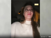 Katrinka undre naked in taxi