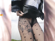 Vanilla_sexy обнажение на прогулке-2