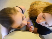Two girls - blowjob