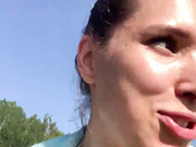 DashaPu сиськи на пляже