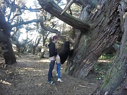 sarahxjackson public fuck amp suck on a beachside cliff