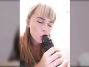 Vanilla_sexy сосет большой черный