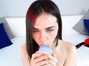 sexyangeloux орал с дилдо-2