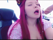 Kiska-Sofia берет в ротик-5