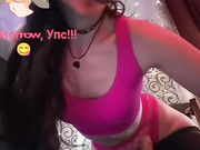 1Kafeta - богиня фетиша ублажает сразу два дилдо