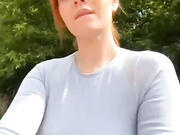 _Aariella_ - выгуливает свои дыньки на свежем воздухе