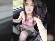 Miss_Viktoria безумные шалости за рулем-2