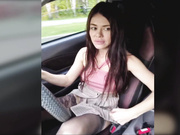 Miss_Viktoria безумные шалости за рулем-4