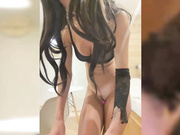 Cute-Anya без трусиков в номере отеля