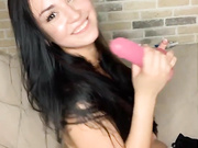 panter1a - первый день на бонге и первый оргазм на камеру)