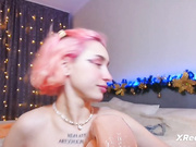 TefyFun - нежная дрочка и отсос масляного дилдо