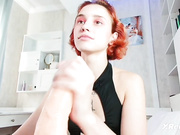 TefyFun - лижет и надрачивает любимый дилдо