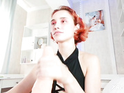 TefyFun - лижет и надрачивает любимый дилдо