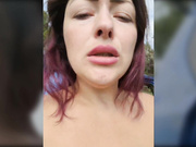 AlisaFist трах с машиной на природе