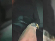 -KiraLove апскирт в колготках в тачке+сиськи-3