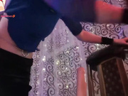 1Kafeta - в прозрачных трусиках ласкает свою киску