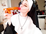 Mystery-FM минет в образе монашки-2