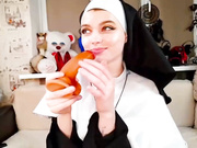 Mystery-FM минет в образе монашки-2