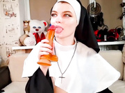 Mystery-FM минет в образе монашки-2