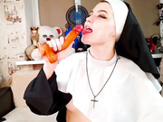 Mystery-FM минет в образе монашки-2