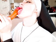 Mystery-FM минет в образе монашки-2