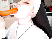 Mystery-FM минет в образе монашки-2