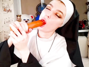 Mystery-FM минет в образе монашки-2