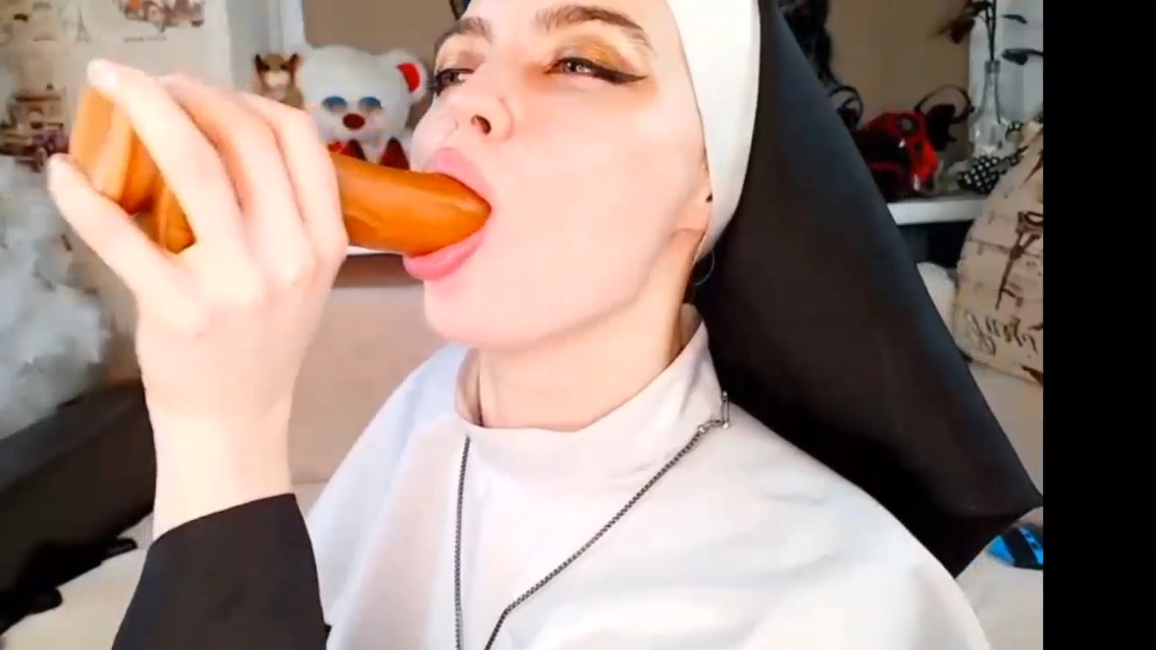 Mystery-FM минет в образе монашки-2