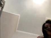 -SATIVA- - трахает себя дилдо в попку + вид снизу