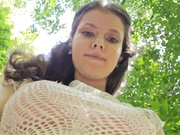 lilo_princess,без трусиков,в парке