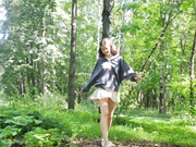 lilo_princess,без трусиков,в парке