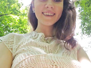 lilo_princess,без трусиков,в парке