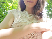 lilo_princess,без трусиков,в парке