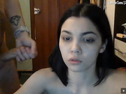 LittleBlackKitty учимся сосать