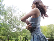 lilo_princess дрочит в парке