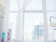 _Melomanka_ в колготках у окна