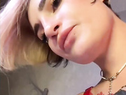 Stargazzzm - минет дилдо + прыгает киской на камеру